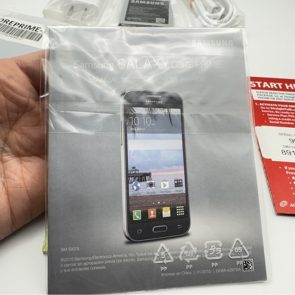Samsung Galaxy Core Prime Straight Talk w/ Charger, Manual, Battery & More NIB - Picture 8 of 16